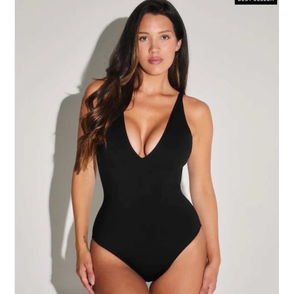 NEW TA3 Plungey 4.0 One Piece Swimsuit Black Shapewear Size Large Short